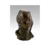 Sculpture d’un buste féminin en bronze patiné, Art contemporain, XXIème siècle. | Biron 
