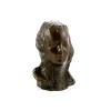 Sculpture d’un buste féminin en bronze patiné, Art contemporain, XXIème siècle. | Biron 