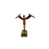 Sculpture en bronze patiné représentant Icare, socle en marbre, style Art Déco, XXIème siècle. | Biron 