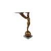Sculpture en bronze patiné représentant Icare, socle en marbre, style Art Déco, XXIème siècle. | Biron 