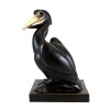 Sculpture en bronze patiné représentant un couple de pelicans, Art contemporain, XXIème siècle. | Biron 