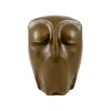 Sculpture en bronze patiné représentant un hibou, Art contemporain, XXIème siècle. | Biron 
