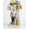 Sculpture en porcelaine de Meissen, model du XIXème siècle, XXème siècle. | Biron 