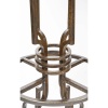 Suite de 7 tabourets en fer forgé et tapisserie, XXème siècle, 1950-1960. | Biron 