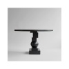 Table à manger, guéridon, model Artist, au design d’une sculpture moderne en Béton et fibre, travail contemporain. | Biron 