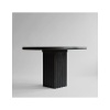 Table à manger, guéridon, model arc, style art déco, Béton et fibre, travail contemporain. | Biron 