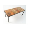 Table basse de Roger Capron des années 1970, céramique et métal. | Biron 