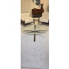Rare table basse en verre et bronze | Biron 