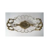 Centre de table en cristal et bronze doré, époque XIXe siècle | Biron 