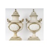 Paire de vases en biscuit et porcelaine – Époque XIXe siècle | Biron 