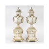 Paire de vases en biscuit et porcelaine – Époque XIXe siècle | Biron 