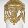 Paire de vases en cristal taillé et métal doré, XIXème siècle | Biron 