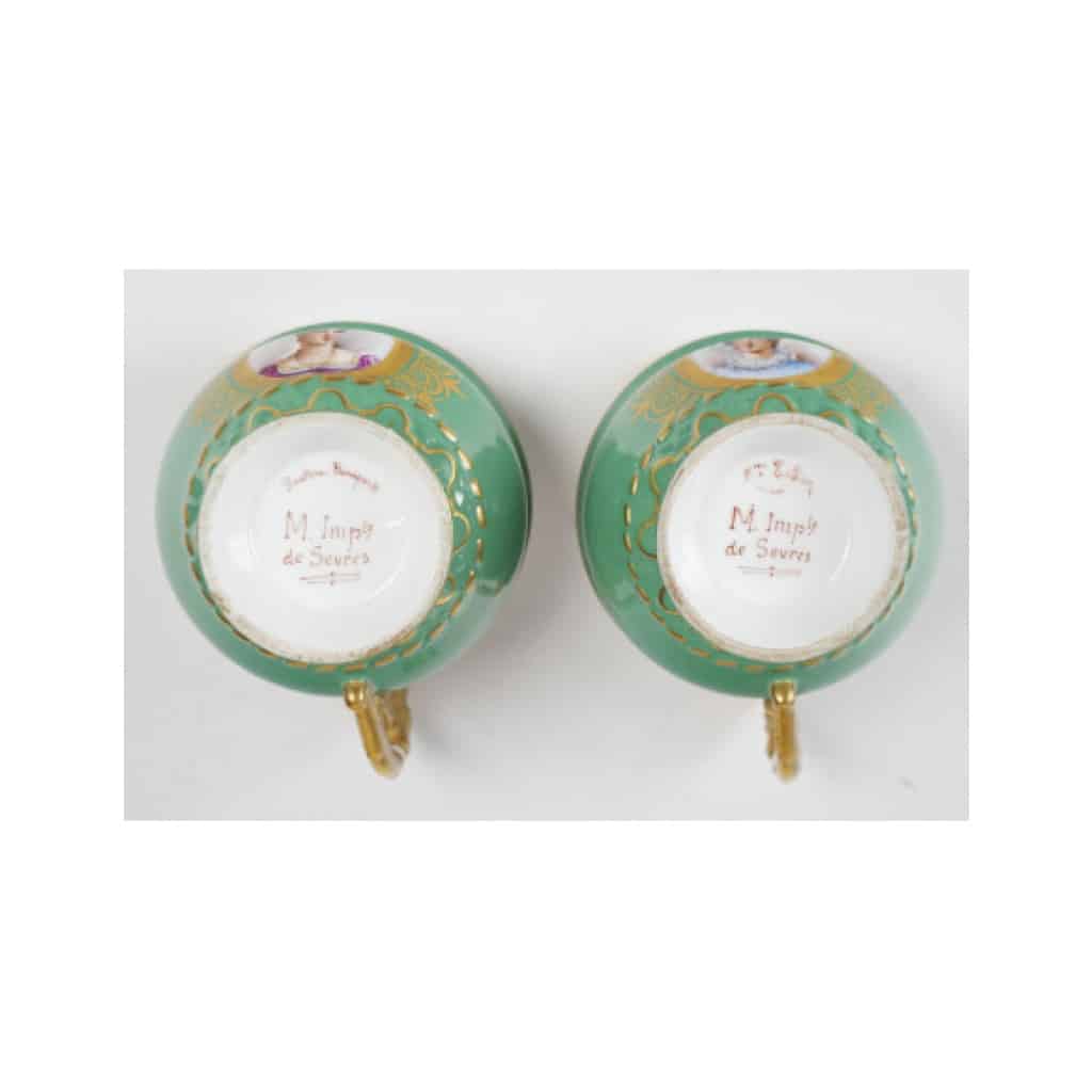 Service à Thé En Porcelaine De Sèvres, époque Napoléon III | Biron 