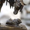 SCULPTURE – CHEVAL ET CHIEN A L’ÉCURIE , HENRI – ALFRED JACQUEMART (1824-1896) – BRONZE | Biron 