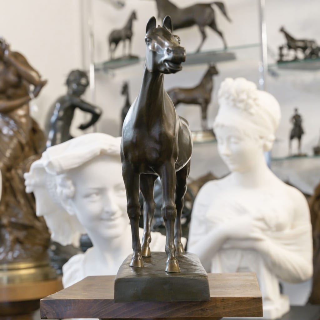 Sculpture – Le Cheval Libre , Alfredo Biagini (1886 – 1952) – Bronze | Biron 