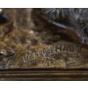 SCULPTURE – CHEVAL ET CHIEN A L’ÉCURIE , HENRI – ALFRED JACQUEMART (1824-1896) – BRONZE | Biron 