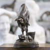 SCULPTURE – CHEVAL ET CHIEN A L’ÉCURIE , HENRI – ALFRED JACQUEMART (1824-1896) – BRONZE | Biron 
