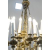 Grand lustre en bronze doré | Biron 