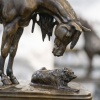 SCULPTURE – CHEVAL ET CHIEN A L’ÉCURIE , HENRI – ALFRED JACQUEMART (1824-1896) – BRONZE | Biron 