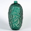 Vase « Ronces » verre vert émeraude patiné blanc de René LALIQUE | Biron 