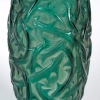 Vase « Ronces » verre vert émeraude patiné blanc de René LALIQUE | Biron 