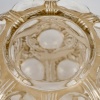 Vase "Antilopes" verre blanc patiné sépia de René LALIQUE 