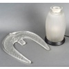 Veilleuse Tiare « Deux Paons » verre blanc de René LALIQUE | Biron 