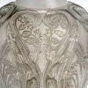 Vase « Lézards et Bluets » verre blanc patiné sépia de René LALIQUE | Biron 