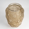 “Davos” vase in sepia-patinated white glass by René LALIQUE | Biron