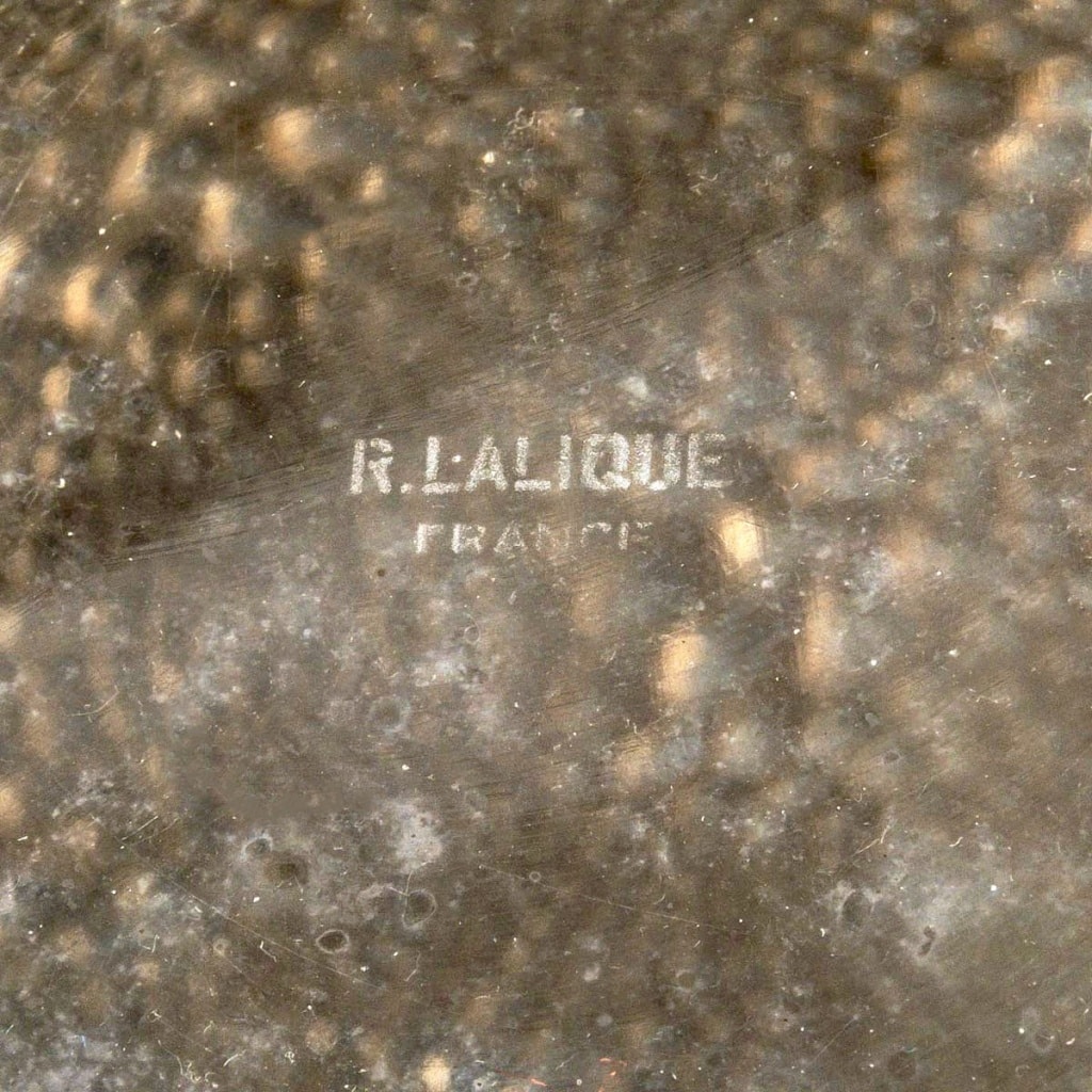 “Davos” vase in sepia-patinated white glass by René LALIQUE | Biron