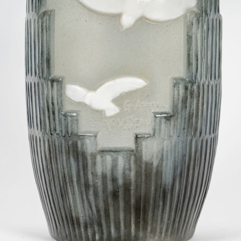 Vase « Palombes » pâte de verre de Gabriel ARGY-ROUSSEAU | Biron 