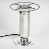 Lampe de Table argent massif et marbre de Jean E. PUIFORCAT | Biron 