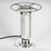 Lampe de Table argent massif et marbre de Jean E. PUIFORCAT | Biron 
