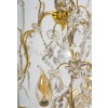 Paire de girandoles de style Louis XV en bronze doré et décor de cristal Baccarat vers 1850-1870 | Biron 