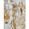 Paire de girandoles de style Louis XV en bronze doré et décor de cristal Baccarat vers 1850-1870 | Biron 