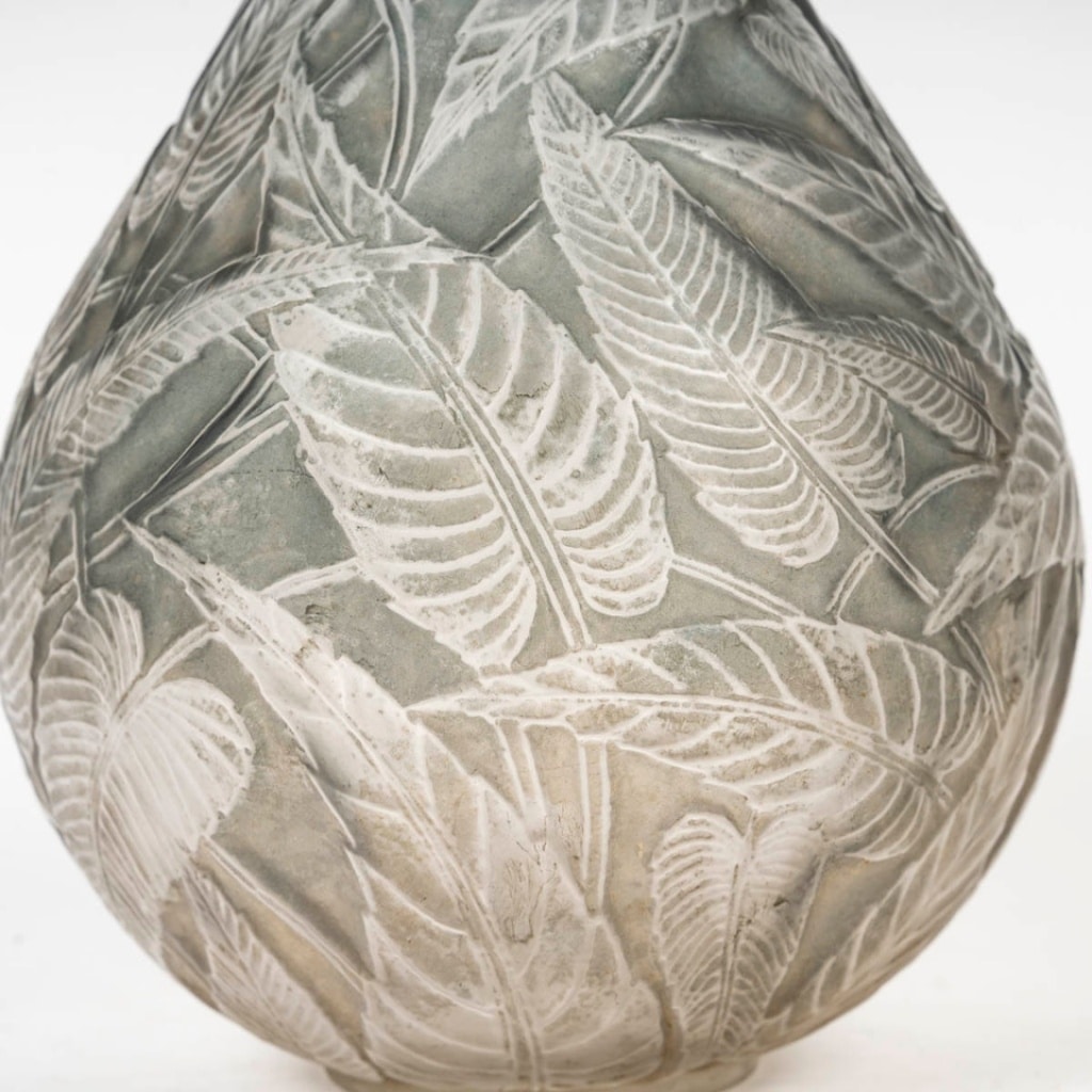 René LALIQUE -1923- Vase « SAUGE » | Biron 