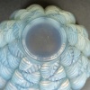 Vase "Moissac" verre opalescent patiné bleu de René LALIQUE 