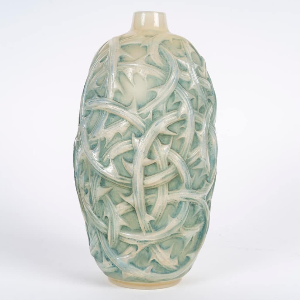 René Lalique -1921- Vase Ronces Opalescent | Biron 