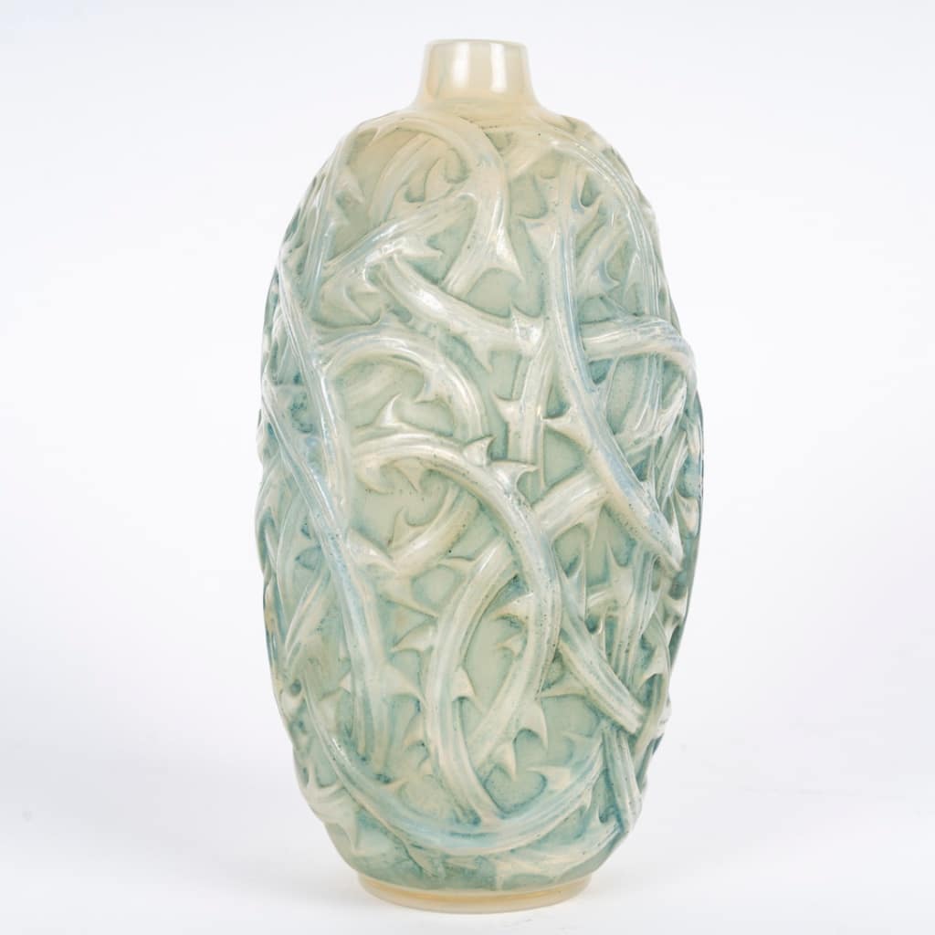 René Lalique -1921- Vase Ronces Opalescent | Biron 