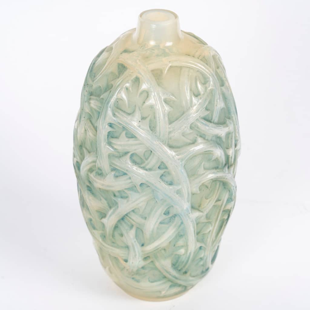 René Lalique -1921- Vase Ronces Opalescent | Biron 