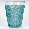 “Saint Tropez” vase in white glass with blue patina by René LALIQUE | Biron