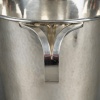 Art Deco Modernist Champagne Bucket in Hammered Silver Metal by Jean DESPRES | Biron