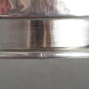 Art Deco Modernist Champagne Bucket in Hammered Silver Metal by Jean DESPRES | Biron