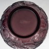 Vase « Monnaie Du Pape » verre améthyste patiné gris de René LALIQUE | Biron 