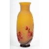 Émile Gallé (1846-1904) « Fleurs de Pommier » Vase en verre soufflé-moulé circa 1905 | Biron 