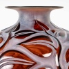 Vase « Sophora » verre rouge ambré » patiné blanc de René LALIQUE | Biron 