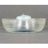 Cendrier Baguier "Serpent" verre opalescent patiné bleu de René LALIQUE 