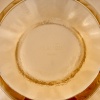Vase "Biskra" verre rose orangé patiné blanc de René LALIQUE 