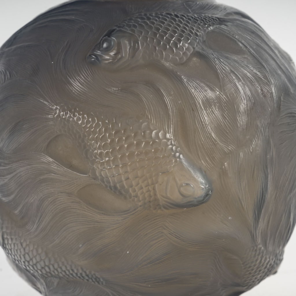 Vase « Formose » verre agate de René LALIQUE | Biron 
