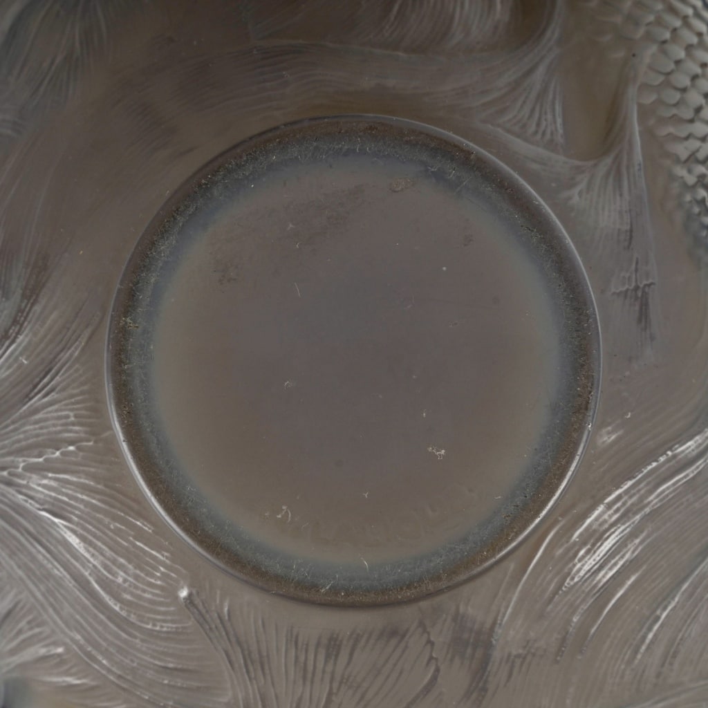 Vase « Formose » verre agate de René LALIQUE | Biron 